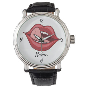 Montre Lèvres rouges et Tongue Thunder_Cove