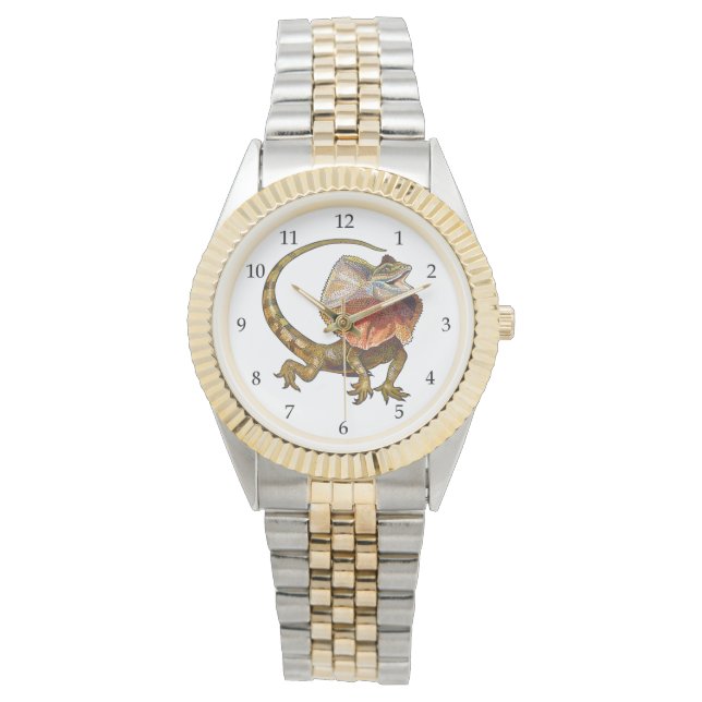 Montre lézard à col cassé (devant)