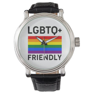 Montre lgbtq amical drapeau de la fierté symbole Transse