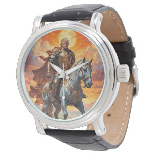 Montre L'héroïque guerrier Trump en or