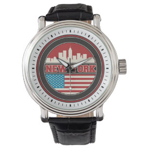 Montre L'horizon   Etats-Unis de New York diminuent