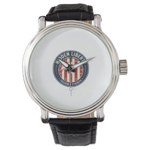 Montre Liberté Cachée Patriotique Illusion Optique Patrio