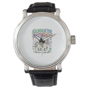 Montre Licorne Sellez Buttercup Kawaii Typographie Desi