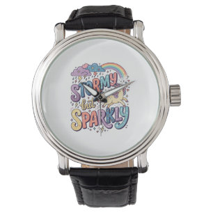 Montre Licorne Tempête mais Étincelante Fantaisiste Merch