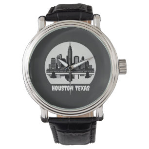 Montre Ligne aérienne Houston personnalisée