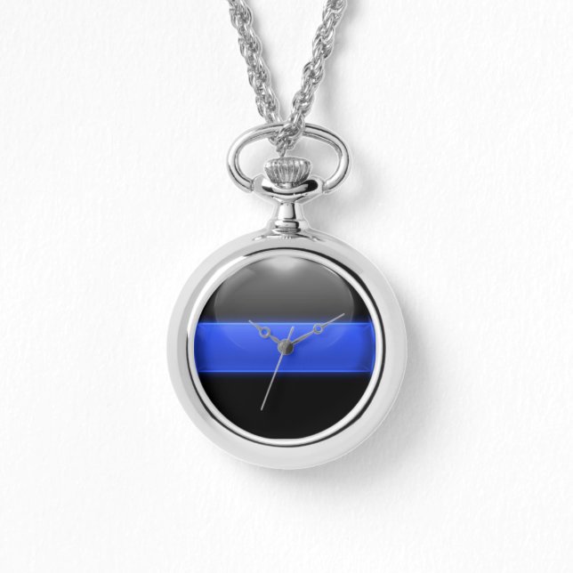 Montre Ligne Bleue Mince - Police (Recto)