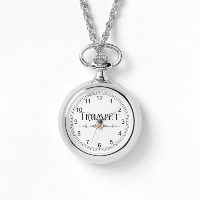 Montre Ligne décorative de trompette (Recto)