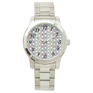 Montre Lignes colorées Pastel MCM