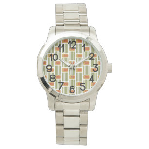 Montre Lignes et boîtes vertes