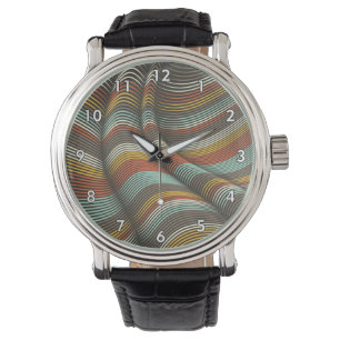 Montre Lignes Flex Décoratives Courbées Inhabituelles