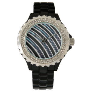 Montre Lignes incurvées étroitement d'une fractale