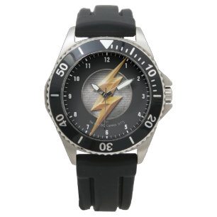 Montre Ligue de Justice   Le symbole de boulon métallique
