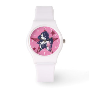 Montre Ligue de la justice Wonder Woman & Stars Pop Art