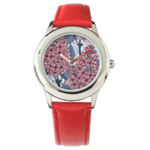 Montre Lilac en rose et bleu