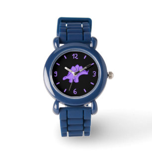 Montre Lilas Stegosaurus dinosaures agréables