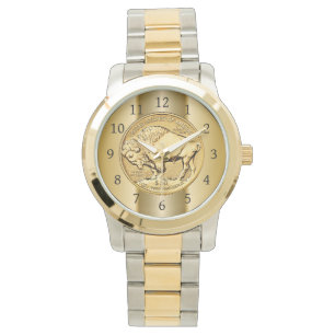 Montre L'image dépeint une pièce de monnaie de preuve