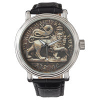 Lion de Juda Watch Ancienne Lion Or Design