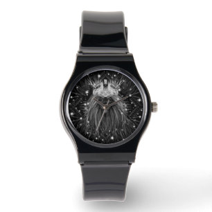 Montre Lion d'étoile avec monogramme de couronne