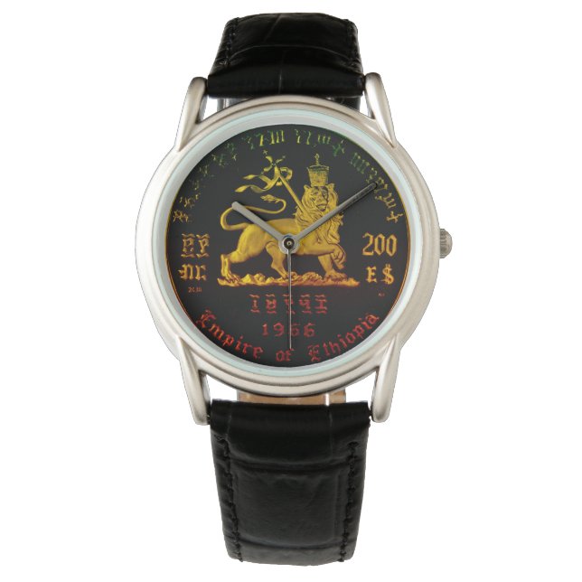 Montre Lion éthiopien de Juda Watch (devant)