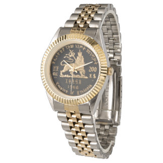 Montre Lion of Judah - Haile Selassie - Rastafari Watch A