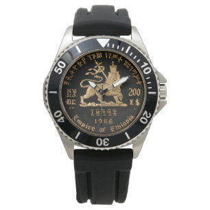 Montre Lion of Judah - Haile Selassie - Rastafari Watch A