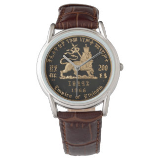 Montre Lion of Judah - Haile Selassie - Rastafari Watch A