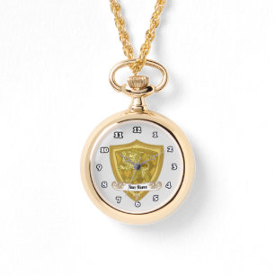 Montre Lion Shield Family Crest Nom