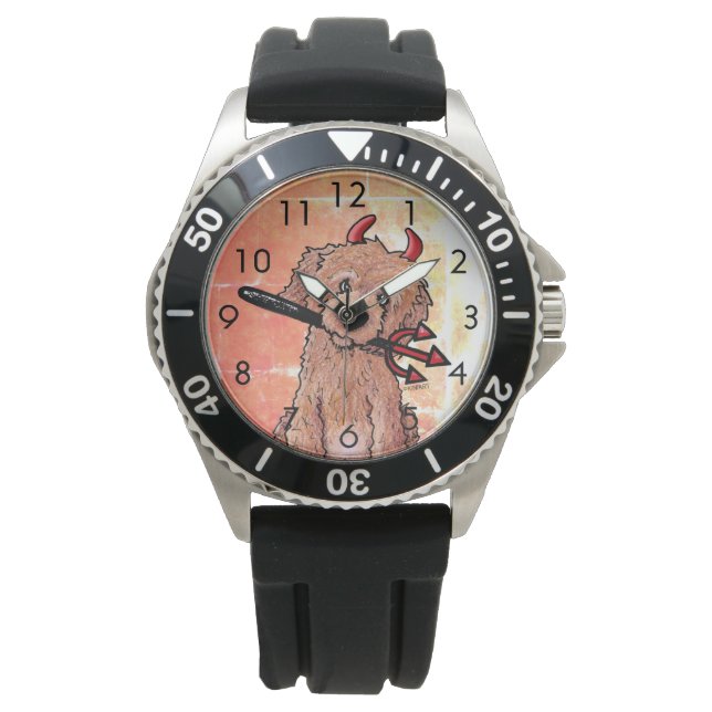 Montre Little Devil Red DOODLEMOJI Regarder (devant)