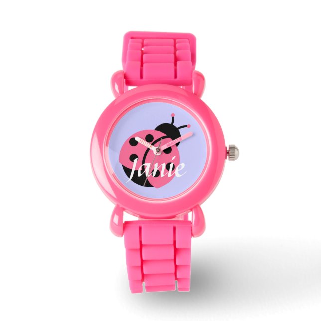 Montre "Little Ladybug" Custom Girl's Watch (Recto)