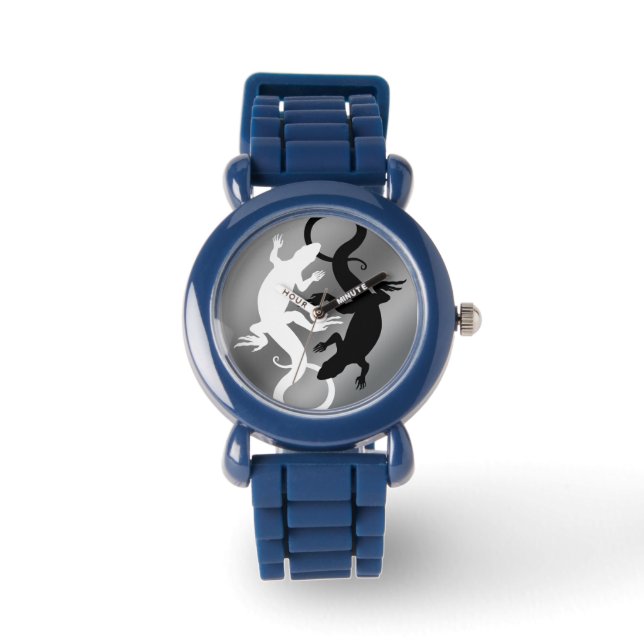 Montre Lizard Art Watch Cool Reptile Art Wrist Watch (Recto)