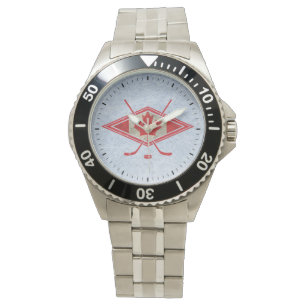Montre Logo canadien de hockey montre, choix de style