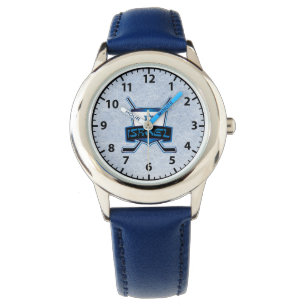 Montre Logo de hockey sur glace Israël Montre-poignet