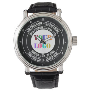 Montre Logo de l'entreprise personnalisée et modèle de su