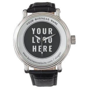 Montre Logo d'entreprise et site Web promotionnel personn