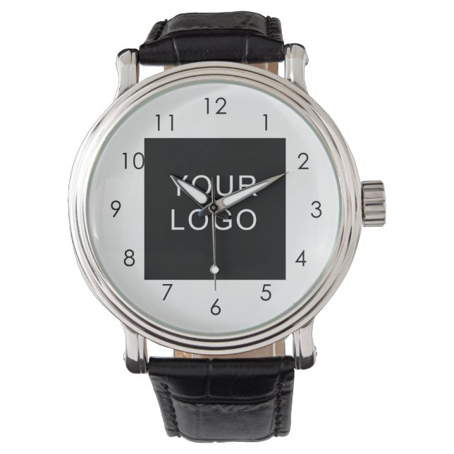 Montre Logo d'entreprise moderne et personnalisable (devant)