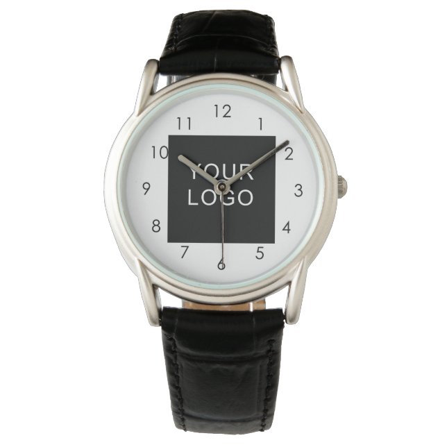 Montre Logo d'entreprise moderne et personnalisable (devant)