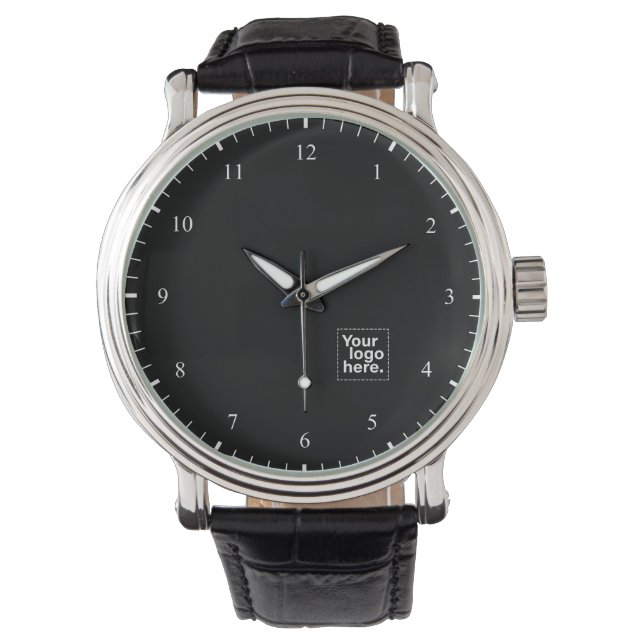 Montre Logo d'entreprise moderne sur mesure (devant)