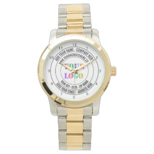 Montre Logo d'entreprise personnalisé et affichage promot