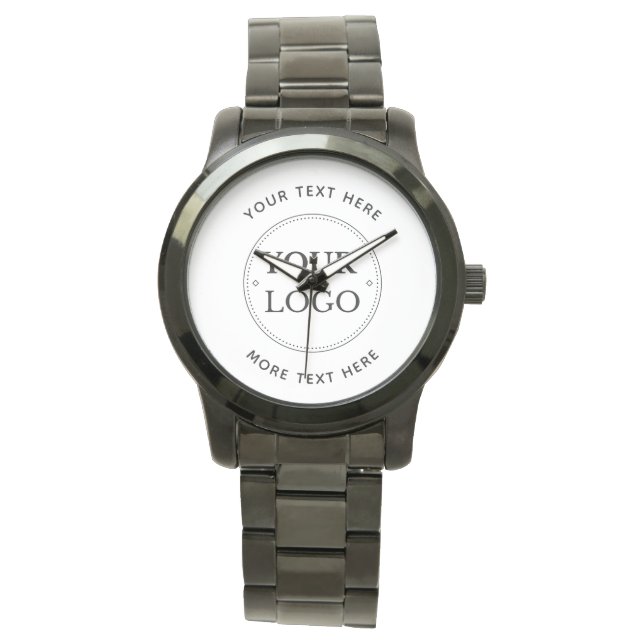 Montre Logo d'entreprise simple promotion (devant)