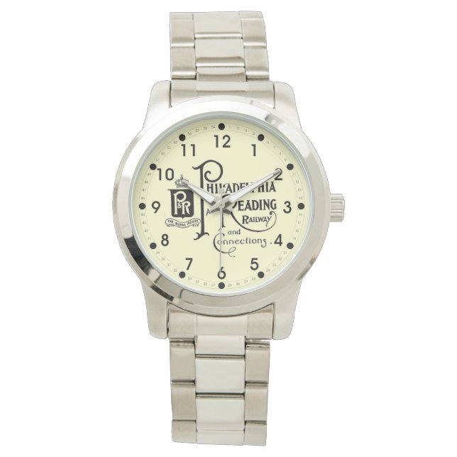 Montre Logo du chemin de fer Philadelphie et Lecture (devant)