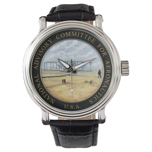 Montre Logo du Comité consultatif national pour l'aéronau (devant)