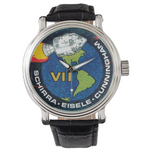 Montre Logo du patch de mission NASA Apollo 7