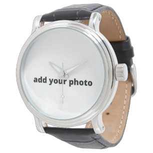 Montre logo monogramme simple minimaliste élégant perso