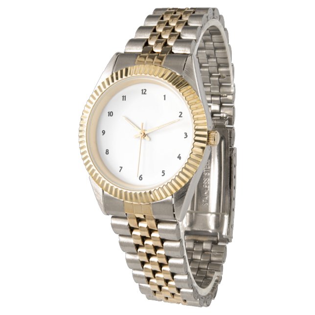 Montre Logo Photo Personnalisé Art Slogan Son Bracelet De (Incliné)