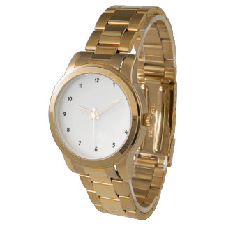 Montre Logo Photo Personnalisé Texte D'Art Bracelet Or Su