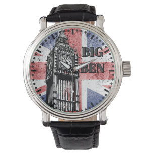 Montre Londres Big Ben Union Jack