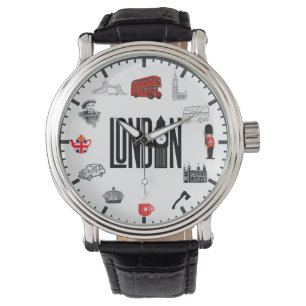 Montre Londres images poignet montre. Bus de Londres, Big