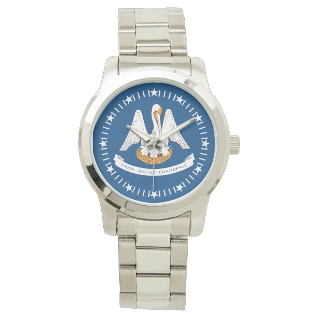 Montre Louisiana State Flag Star Dial Design (devant)