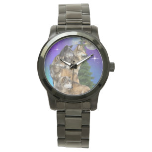 Montre Loup et lune