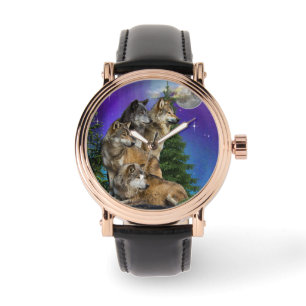 Montre Loup et lune